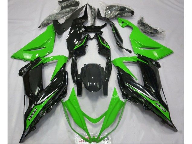 2013-2018 Green and Black Kawasaki ZX6R Motorcycle Fairing UK 2013-2018 Green and Black Kawasaki ZX6R Motorcycle Fairing UK