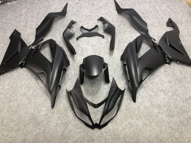 2013-2018 Plain Matte Black Kawasaki ZX6R Motorcycle Fairing UK 2013-2018 Plain Matte Black Kawasaki ZX6R Motorcycle Fairing UK