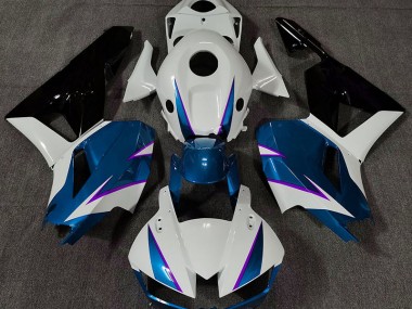 2013-2020 Gloss Blue White and Purple Honda CBR600RR Motorcycle Fairing UK