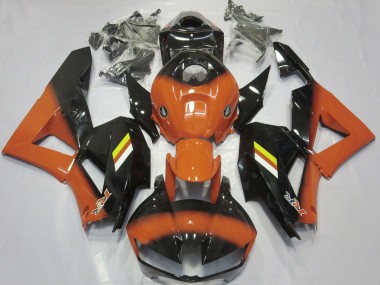 2013-2020 Gloss Orange and Black Fade Honda CBR600RR Motorcycle Fairing UK