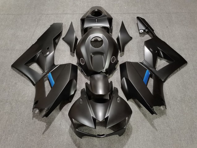 2013-2020 Matte Black w Blue Honda CBR600RR Motorcycle Fairing UK 2013-2020 Matte Black w Blue Honda CBR600RR Motorcycle Fairing UK
