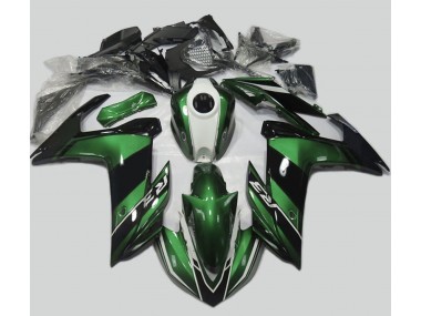 2015-2018 Green and Gloss Black Yamaha R3 Motorcycle Fairing UK