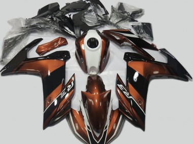 2015-2018 Orange and Gloss Black Yamaha R3 Motorcycle Fairing UK