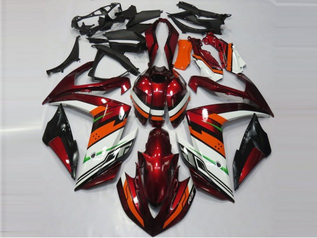 2015-2018 Orange and Maroon Yamaha R3 Motorcycle Fairing UK 2015-2018 Orange and Maroon Yamaha R3 Motorcycle Fairing UK