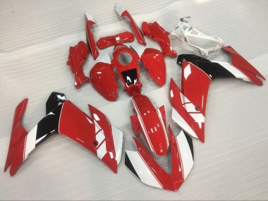 2015-2018 Red and White Gloss Yamaha R3 Motorcycle Fairing UK