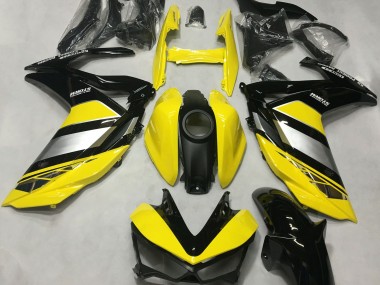 2015-2018 Yellow and Black Gloss Yamaha R3 Motorcycle Fairing UK