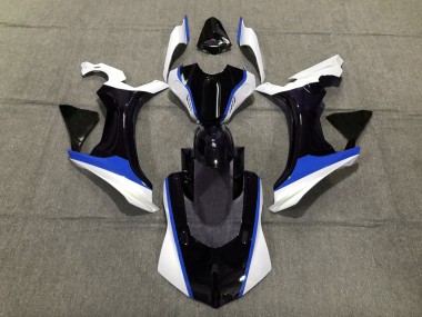 2015-2019 Blue Black and White Yamaha R1 Motorcycle Fairing UK
