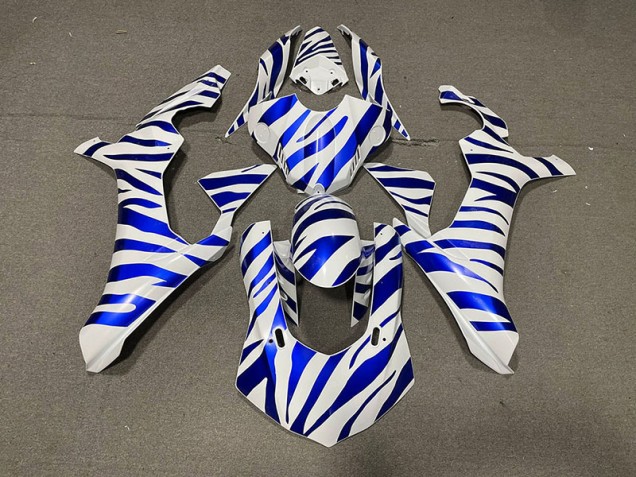 2015-2019 Blue Zebra Yamaha R1 Motorcycle Fairing UK 2015-2019 Blue Zebra Yamaha R1 Motorcycle Fairing UK