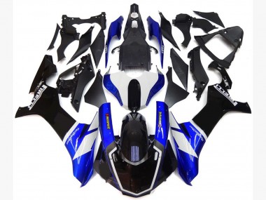 2015-2019 Blue and White Custom Style Yamaha R1 Motorcycle Fairing UK
