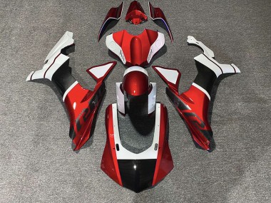 2015-2019 Red & Carbon Fiber Accents Yamaha R1 Motorcycle Fairing UK