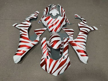 2015-2019 Red Zebra Yamaha R1 Motorcycle Fairing UK