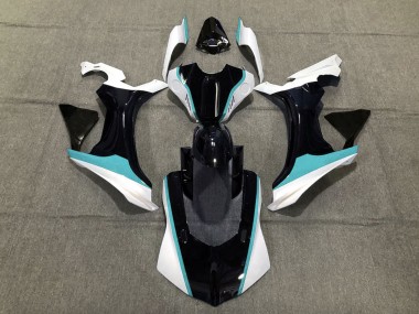 2015-2019 Sky Blue Black and White Yamaha R1 Motorcycle Fairing UK