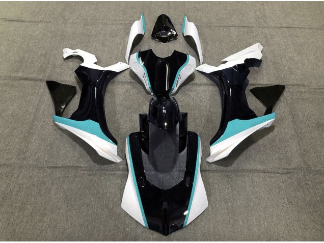 2015-2019 Sky Blue Black and White Yamaha R1 Motorcycle Fairing UK 2015-2019 Sky Blue Black and White Yamaha R1 Motorcycle Fairing UK