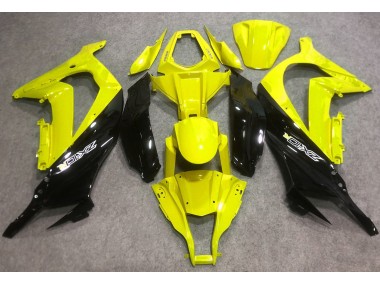 2016-2019 Gloss Yellow and Black Kawasaki ZX10R Motorcycle Fairing UK