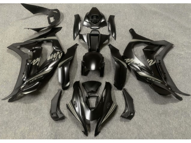 2016-2019 Satin Black & Grey Kawasaki ZX10R Motorcycle Fairing UK 2016-2019 Satin Black & Grey Kawasaki ZX10R Motorcycle Fairing UK