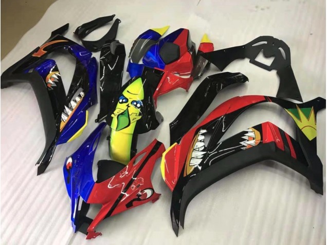 2016-2019 Share Red and Blue Kawasaki ZX10R Motorcycle Fairing UK 2016-2019 Share Red and Blue Kawasaki ZX10R Motorcycle Fairing UK