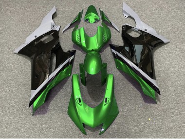 2017-2019 Cement Black and Green Yamaha R6 Motorcycle Fairing UK