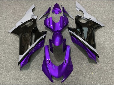 2017-2019 Cement Black and Purple Yamaha R6 Motorcycle Fairing UK