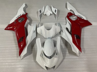 2017-2019 Gloss White and Red J AIR Yamaha R6 Motorcycle Fairing UK