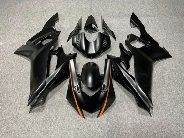 2017-2019 Matte Black & Orange Accents Yamaha R6 Motorcycle Fairing UK