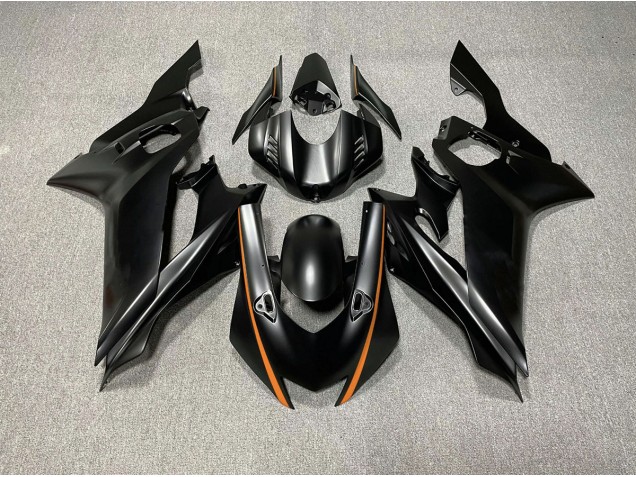2017-2019 Matte Black & Orange Accents Yamaha R6 Motorcycle Fairing UK 2017-2019 Matte Black & Orange Accents Yamaha R6 Motorcycle Fairing UK