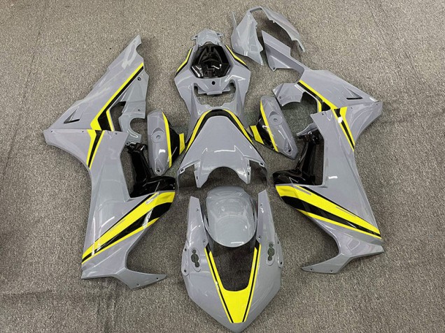 2017-2019 Nardo with Yellow Stripes Honda CBR1000RR Motorcycle Fairing UK 2017-2019 Nardo with Yellow Stripes Honda CBR1000RR Motorcycle Fairing UK