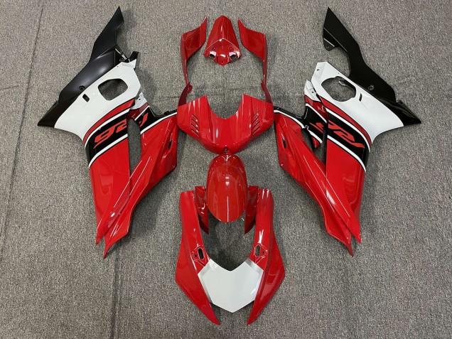 2017-2019 Red White and Black Yamaha R6 Motorcycle Fairing UK 2017-2019 Red White and Black Yamaha R6 Motorcycle Fairing UK