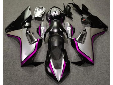 2017-2019 Silver and Black & Pink Honda CBR1000RR Motorcycle Fairing UK