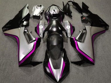 2017-2019 Silver and Black & Pink Honda CBR1000RR Motorcycle Fairing UK