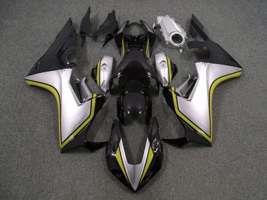 2017-2019 Silver and Black & Yellow Honda CBR1000RR Motorcycle Fairing UK