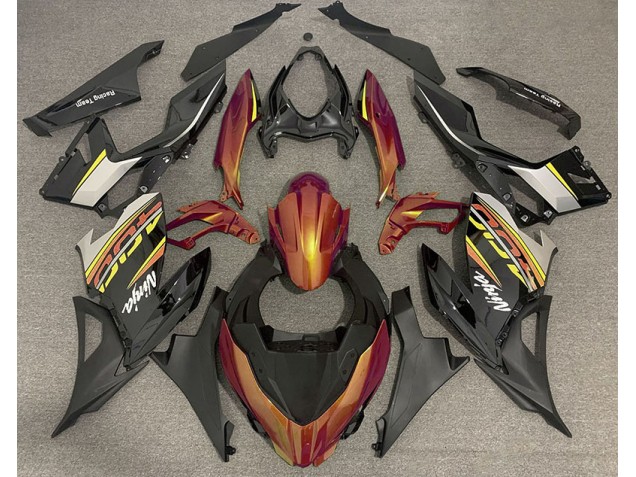 2018-2020 Liquid Orange and Gray Kawasaki Ninja 400 Motorcycle Fairing UK 2018-2020 Liquid Orange and Gray Kawasaki Ninja 400 Motorcycle Fairing UK