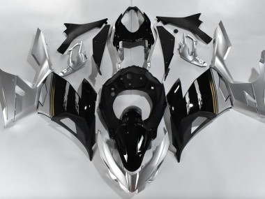 2018-2020 Silver and Black Kawasaki Ninja 400 Motorcycle Fairing UK