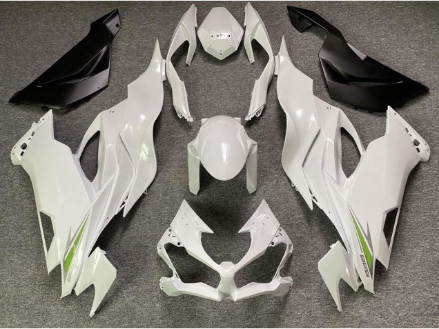 2019-2020 Pearl White Kawasaki ZX6R Motorcycle Fairing UK 2019-2020 Pearl White Kawasaki ZX6R Motorcycle Fairing UK