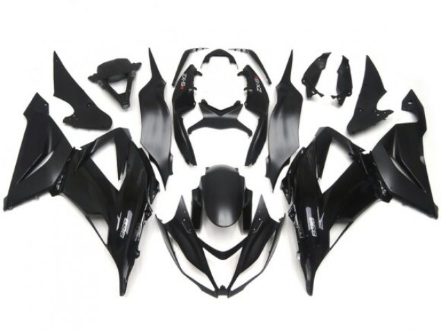 2013-2018 Gloss / Matte Black Plain Slick Decals Kawasaki ZX6R Motorcycle Fairing UK 2013-2018 Gloss / Matte Black Plain Slick Decals Kawasaki ZX6R Motorcycle Fairing UK