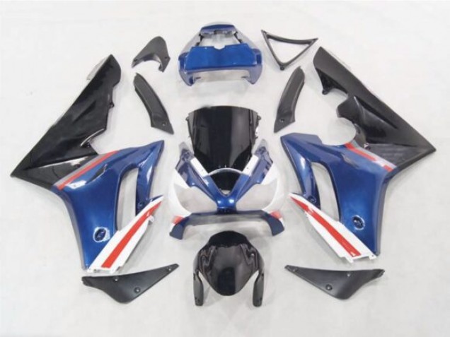 2006-2008 Blue / Red and White Triumph Daytona 675 Motorcycle Fairing UK 2006-2008 Blue / Red and White Triumph Daytona 675 Motorcycle Fairing UK